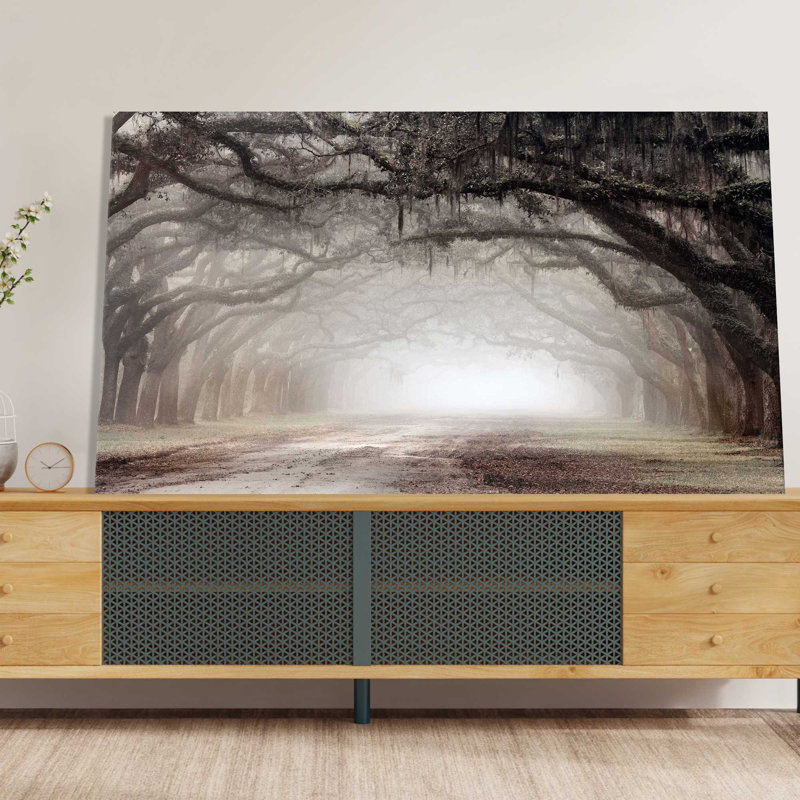 Intemporel Plantation Drive - Peinture, L 72 po x H 42 po, Toile tendue
