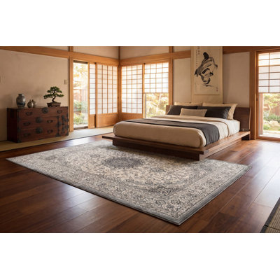 Tapis crème/gris Attell