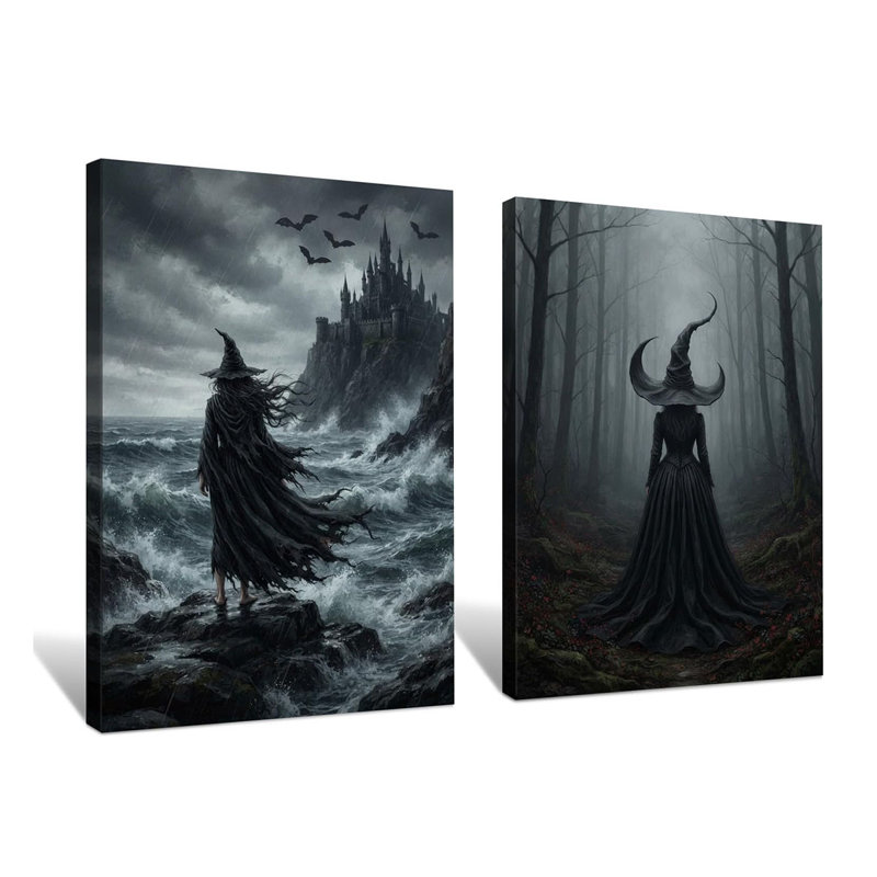 2 Piece Wrapped Canvas Wall Art, 90cm H x 60cm W