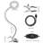 Clip on Light -3 Colour Modes & 10 Brightness LED Reading Desk Light with Clamp Flexible