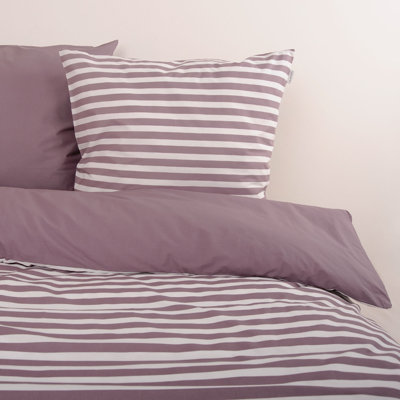 MEDIUM STRIPES Cotton Duvet Cover Set Set