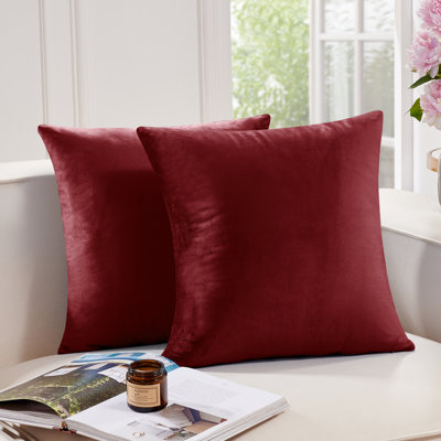  Housse de coussin carré en velours