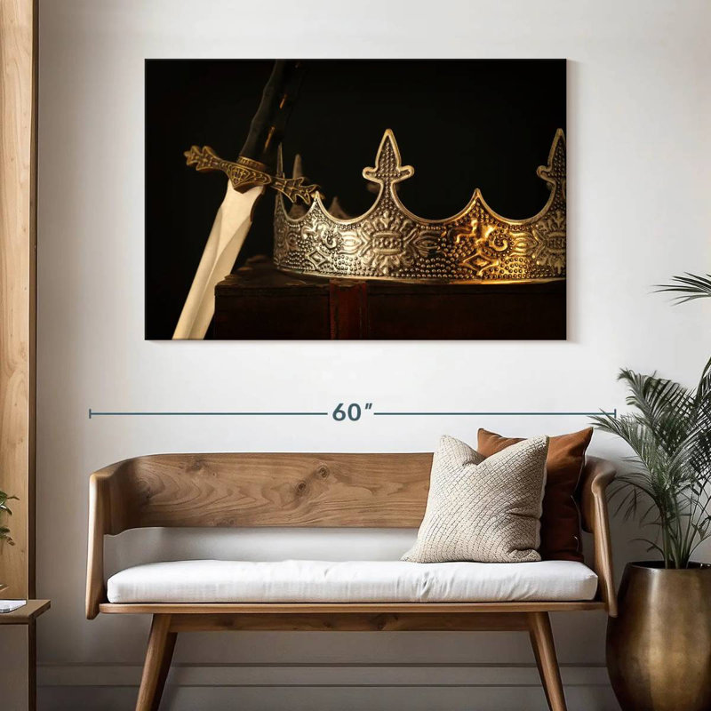 Couronne du roi Arthur, H 32 po x l 48 po
