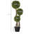 90cm Faux Moss Topiary in Cement Pot