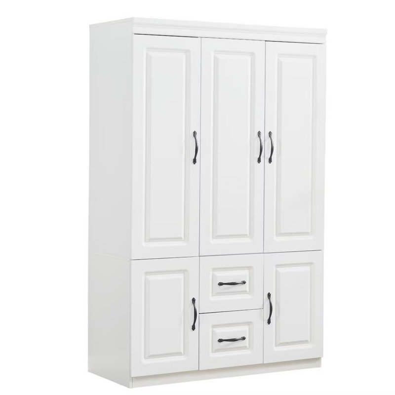Commode combinée 74 po à deux portes et deux tiroirs 74 po