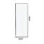 Heulyn Rectangle Metal Frame Over the Door Full Length Mirror-249467900-249467901