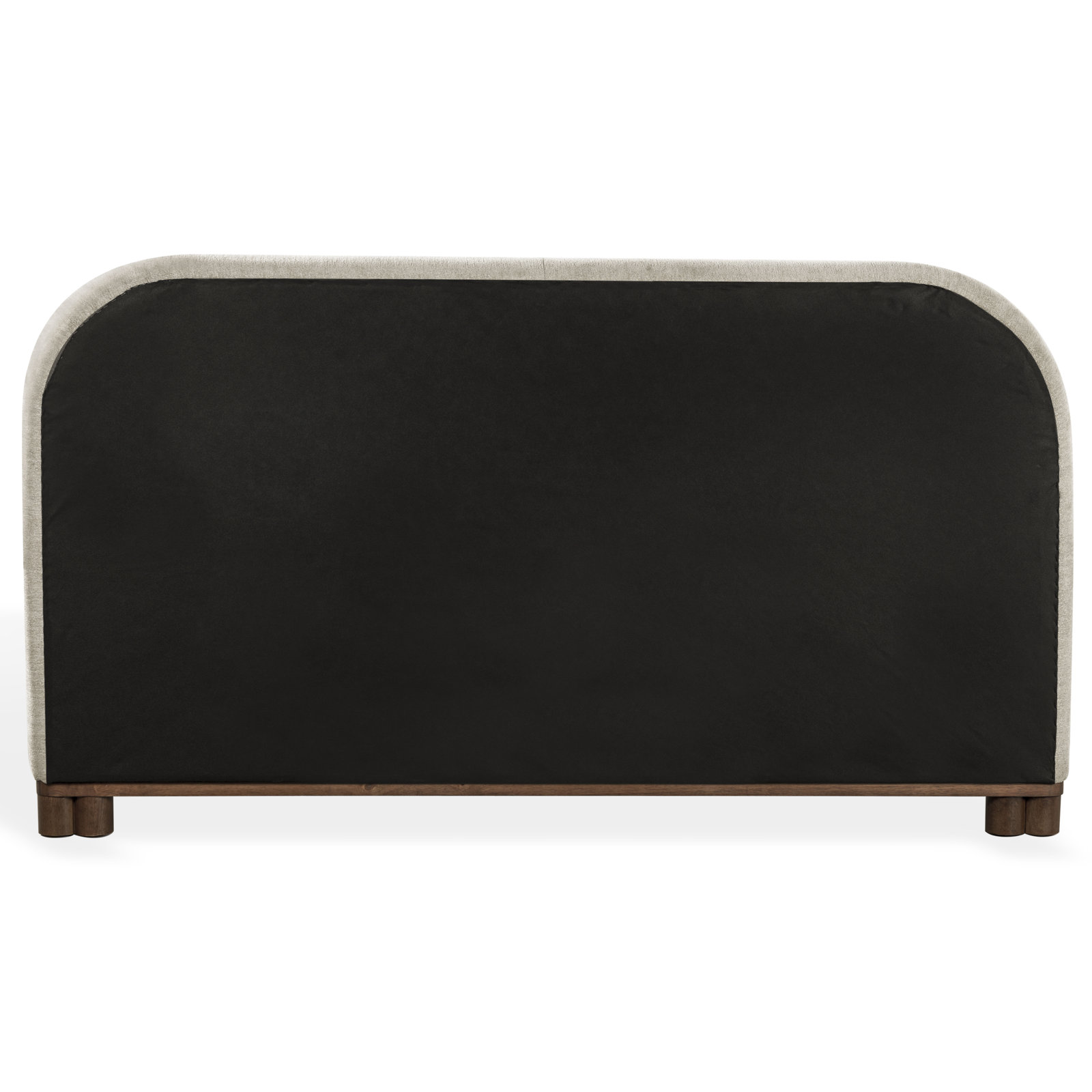 Chenille Upholstered Bed, King