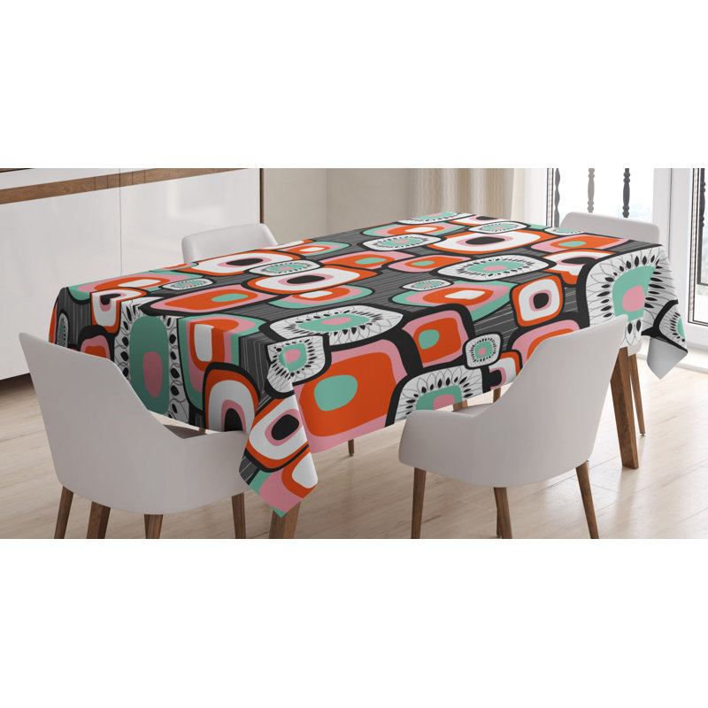 Geometric Tablecloth, 70" x 52"