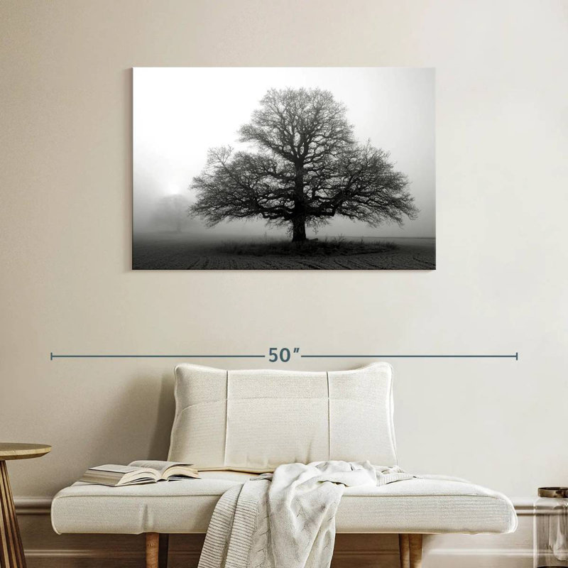 Harnek Tree In Mist, 26" H x 39" W