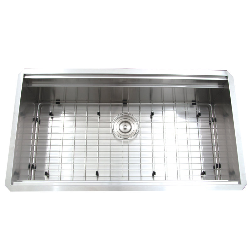 Pro Series 36" L x 20" W Undermount Kitchen Sink with Accessories