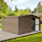 Backyard Storage Shed With Galvanized Steel Frame & Windows-111475233-111475234