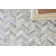 Natural Hide Chevron Handmade Cowhide White/Silver Area Rug