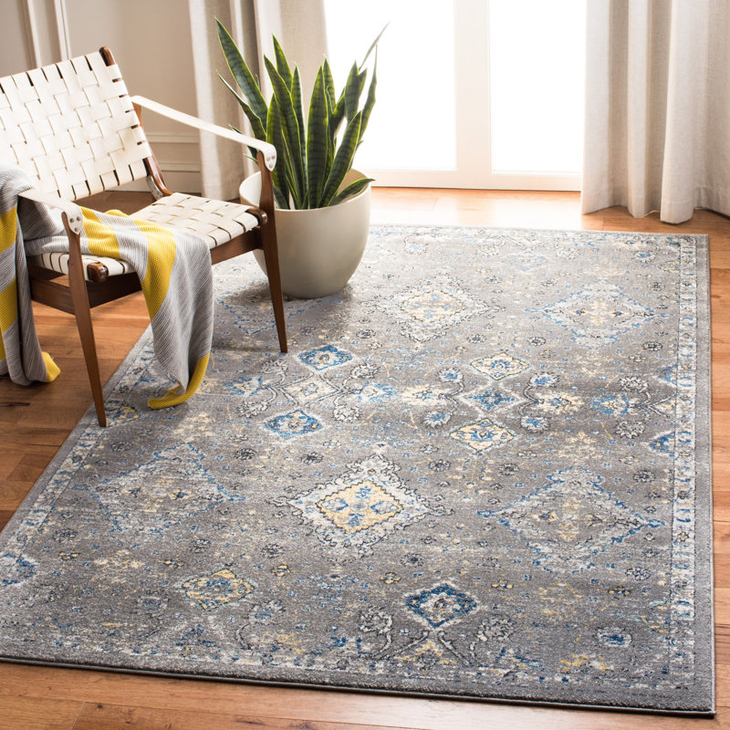 Minonk Performance Geometric Rug, Rectangle 6'7" x 9'