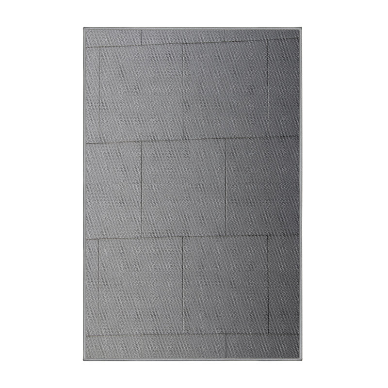 Tapis géométrique gris, Rectangle 8 pi x 12 pi