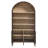 Nolan 74" Tall Arched Storage Display Cabinet Bookshelf-107335480