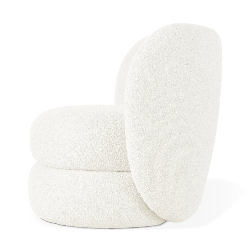 Forme Barrel Chair, Dover Dover Boucle