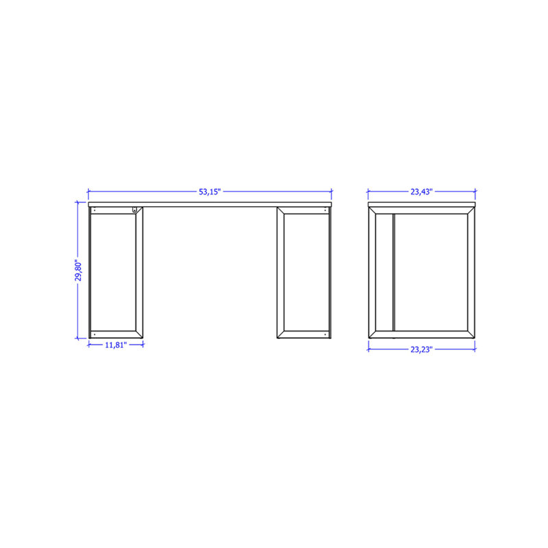 Saavedra Desk, Black