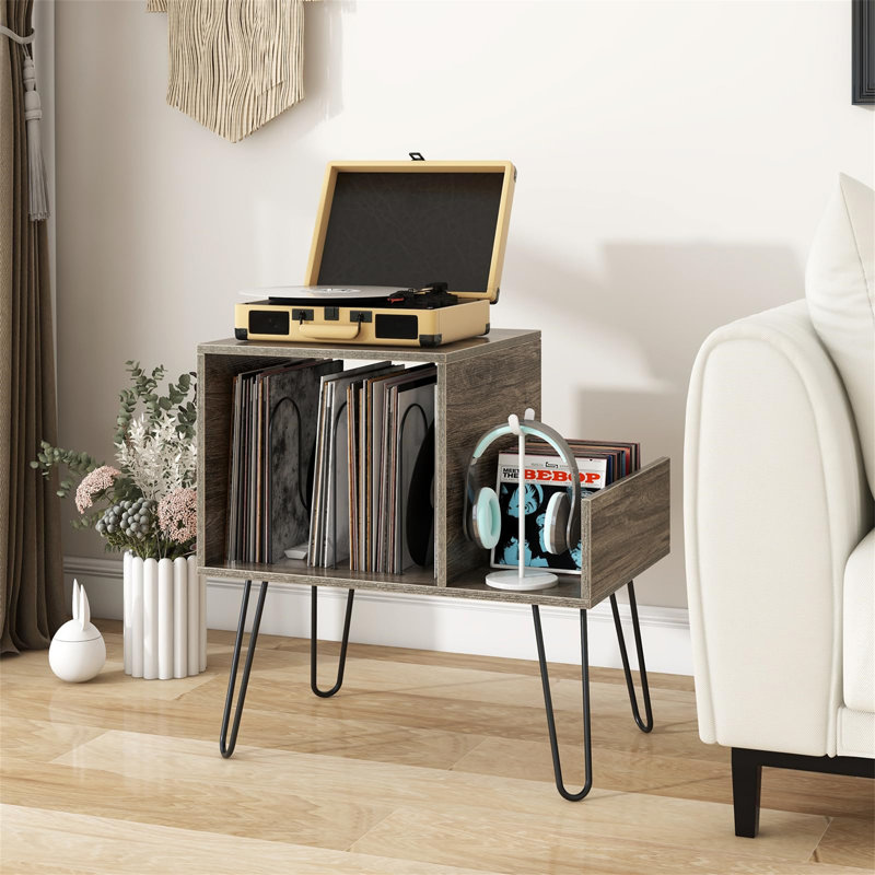 67cm H Media Shelves, Grey
