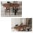 A selection of solid wood dining table-802797515