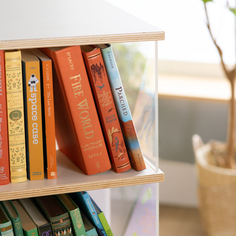EdQ Rotating Big Book Display , White
