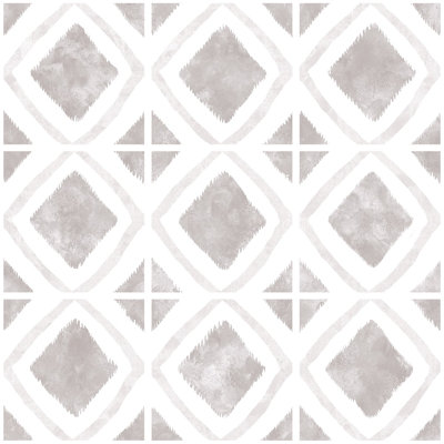 Medrano Ethnic Peel and Stick Vinyl 30 x 30cm PVC Mosaic Tile in White