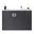29.9'' Single Bathroom Vanity with Ceramic Top-92615148
