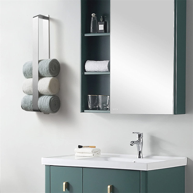 Giolla 5.5 cm L Towel Rack, Stainless Steel