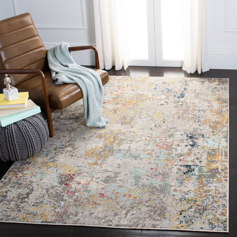 Adelita Abstract Area Rug, Rectangle 201 x 274 cm