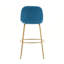 Tabouret de bar rembourré en métal-681448599