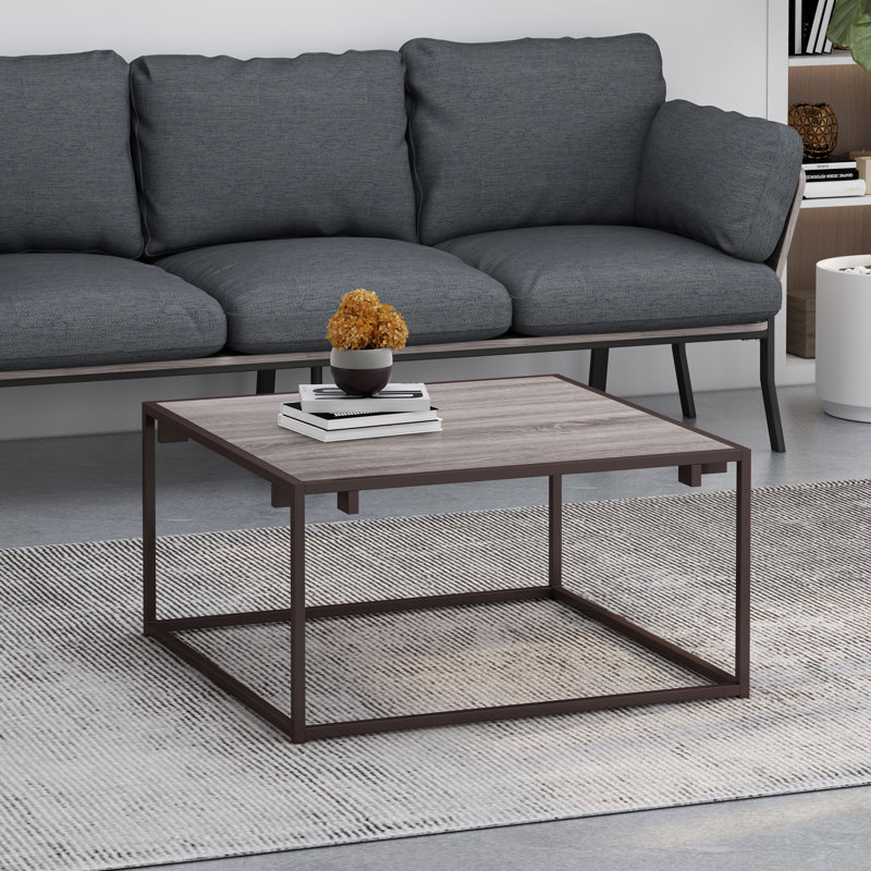 Table basse à structure ouverte, Gris