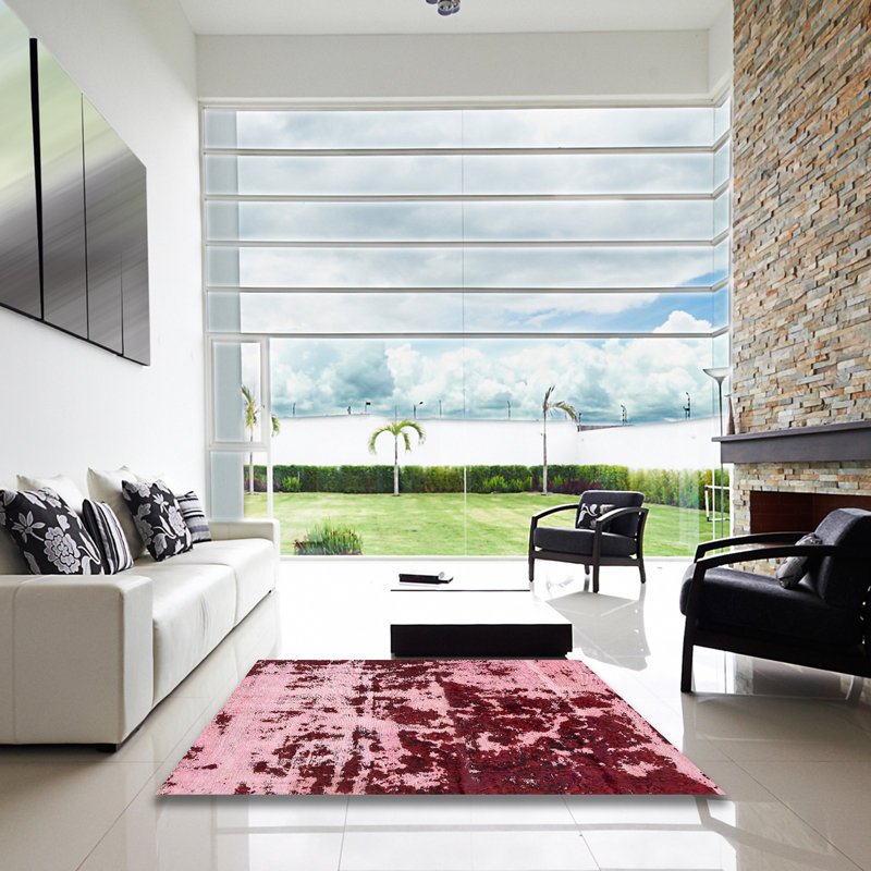 Abstract Indoor Rug, Square 4'