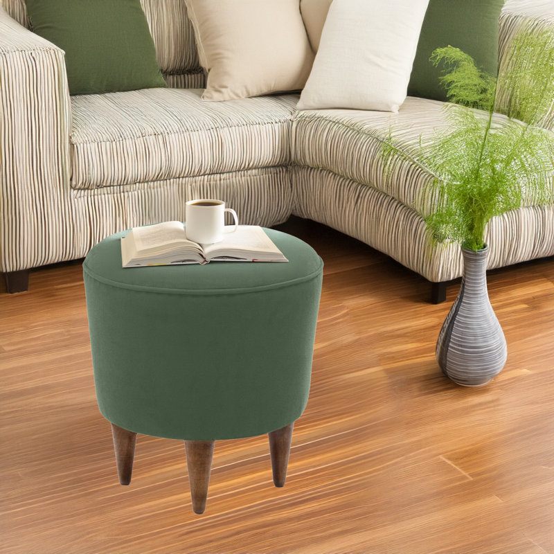 Repose-pieds Catie, Polyester vert