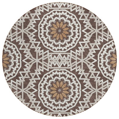 Kawon Geometric Indoor / Outdoor Rug