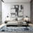 Hobart Abstract Blue/Ivory/Navy Area Rug-1075722565