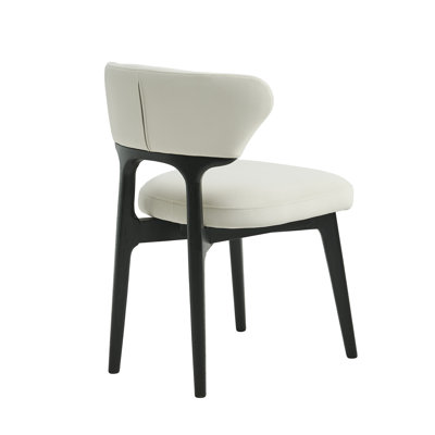 Description de la chaise de salle à manger en bois massif de luxe moderne