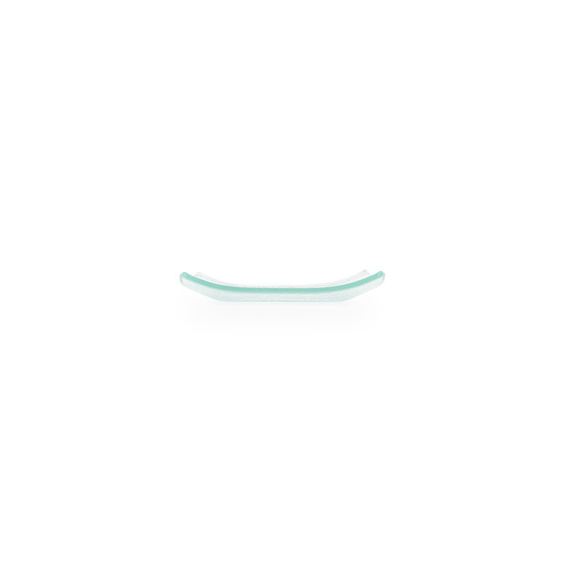 Vaisselle en verre 7,75 po x 5 po x H: plateau rectangulaire en verre transparent 0,75 po (ensemble de 4)