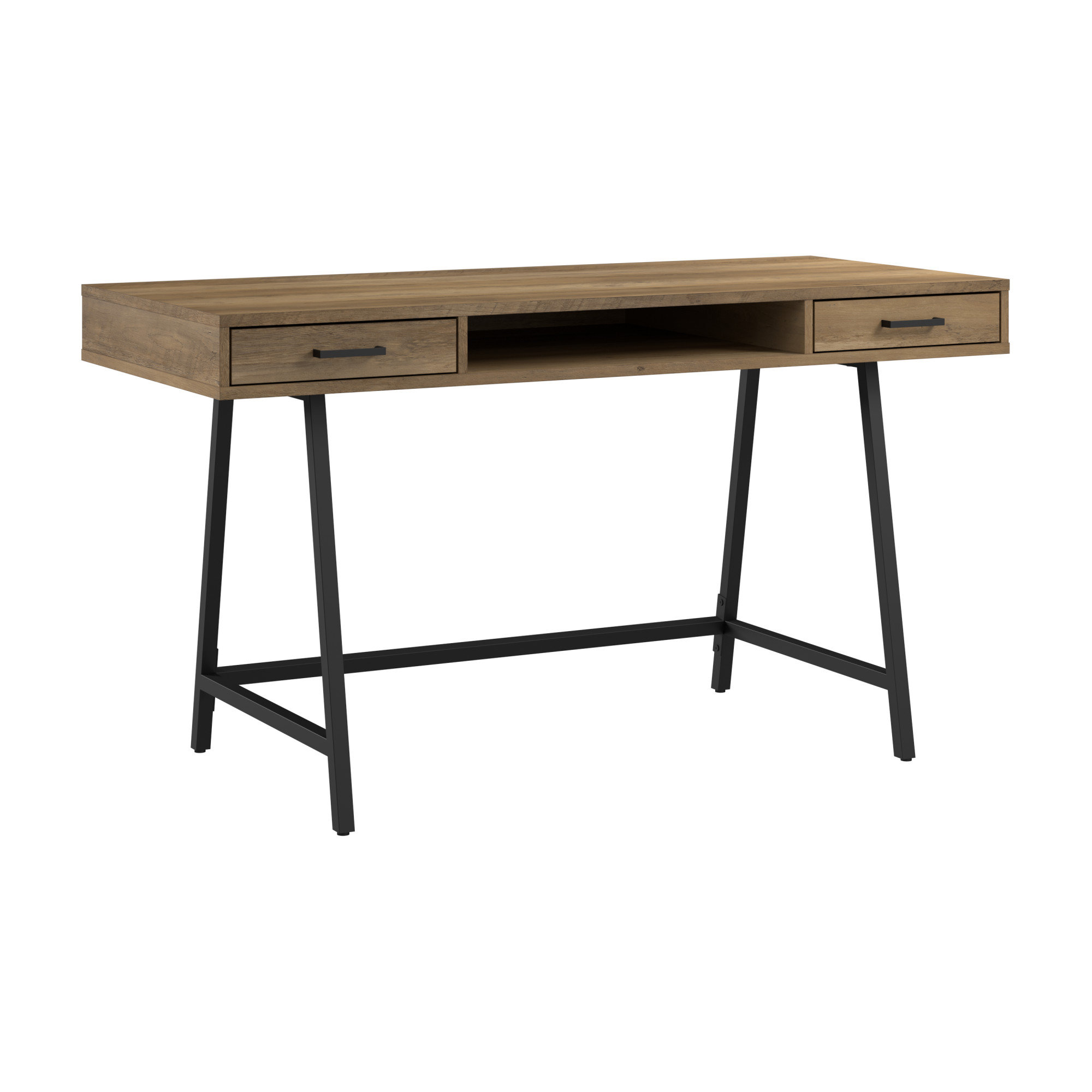 George Oliver Lachone Metal Base 54W Writing Desk & Reviews | Wayfair