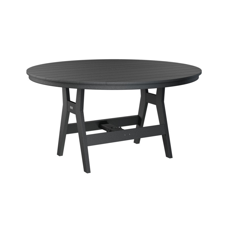 Table de bar ronde Berlin, Noir, H 38,87 po x l 48 po x P 48 po