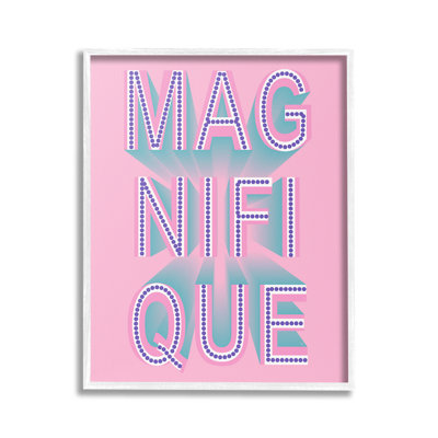 «French Abstract Magnifique Single Photo Frame» par Martina Pavlova sur