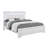 Shaker White Full Bed with LED-1953186812