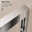 Porte de douche double à cadre coulissant avec verre transparent 5/16 po Fusion 56 "-60" x H 60 "-97178877