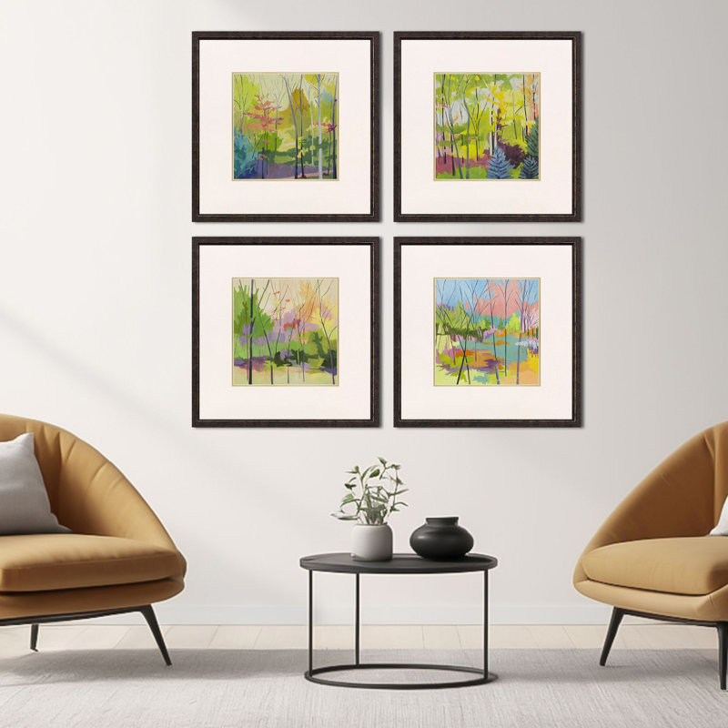 «Bright Scapes», art encadré