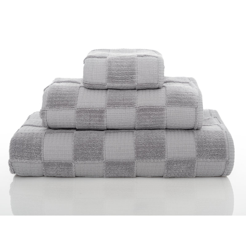 Chess Washcloth, Silver