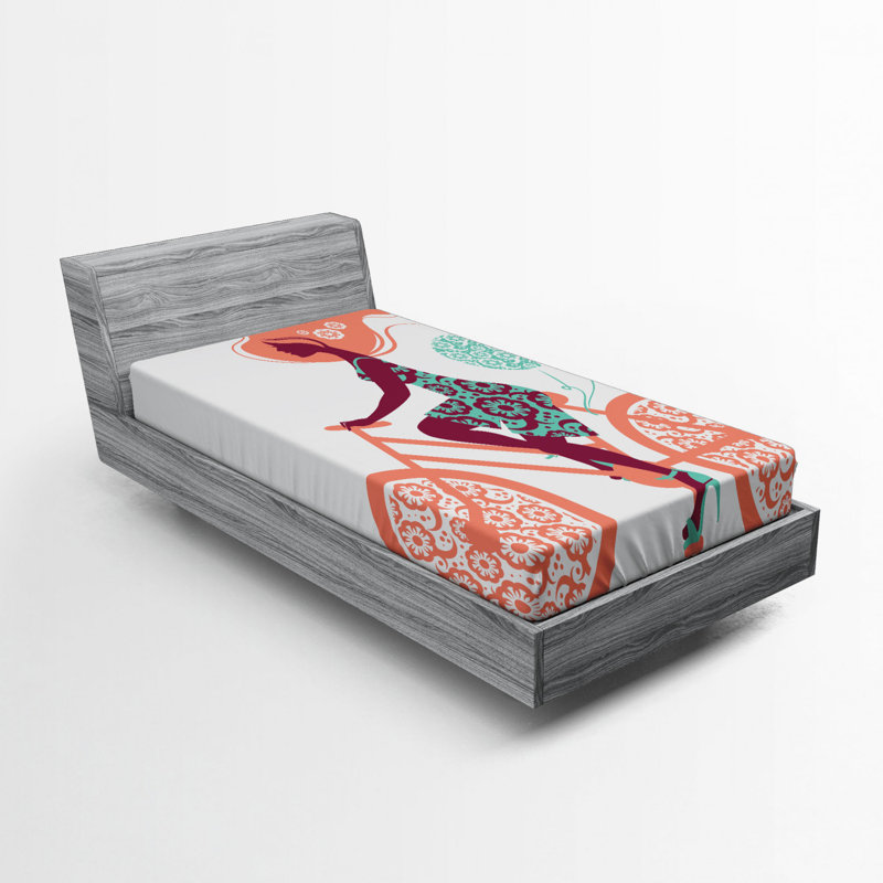 Drap-housse fille en poils longs, Drap-housse de taille simple