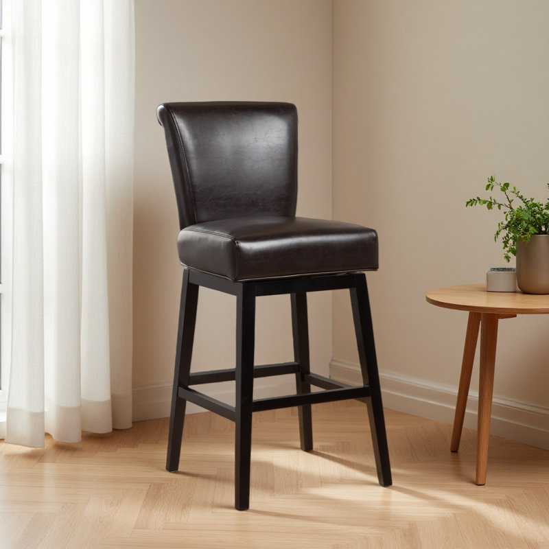 TABOURET PIVOTANT, Brun