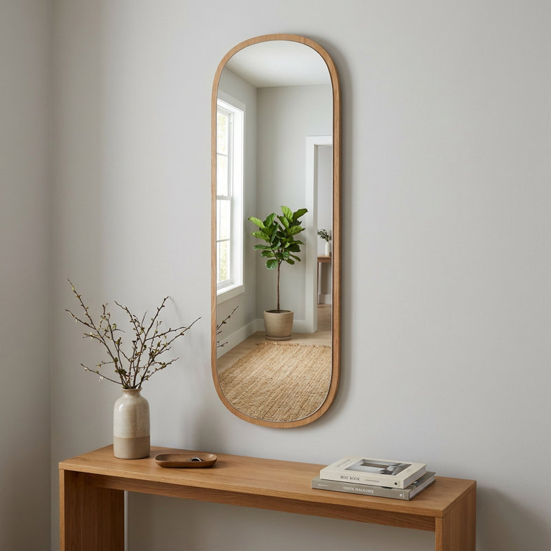 Miroir d'appoint 16 "x 47" Magnum, Natural