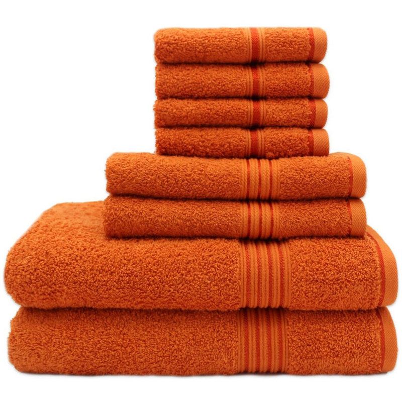 Ensemble de serviettes de bain 100% coton naturel ultra moelleux et absorbant 550 pièces 550 Series - Séchage rapide, hypoallergénique, lavable à la machine