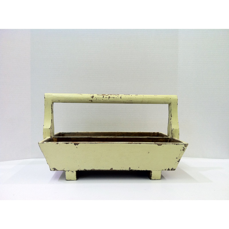 Demi taille Double bac avec manche en bois, Beurre