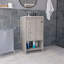 Meuble-lavabo pour salle de bain, gris clair-1516354766