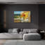  «Sunflowers By The Sea» par Danhui Nai, art mural en verre acrylique, 36 po x 24 po